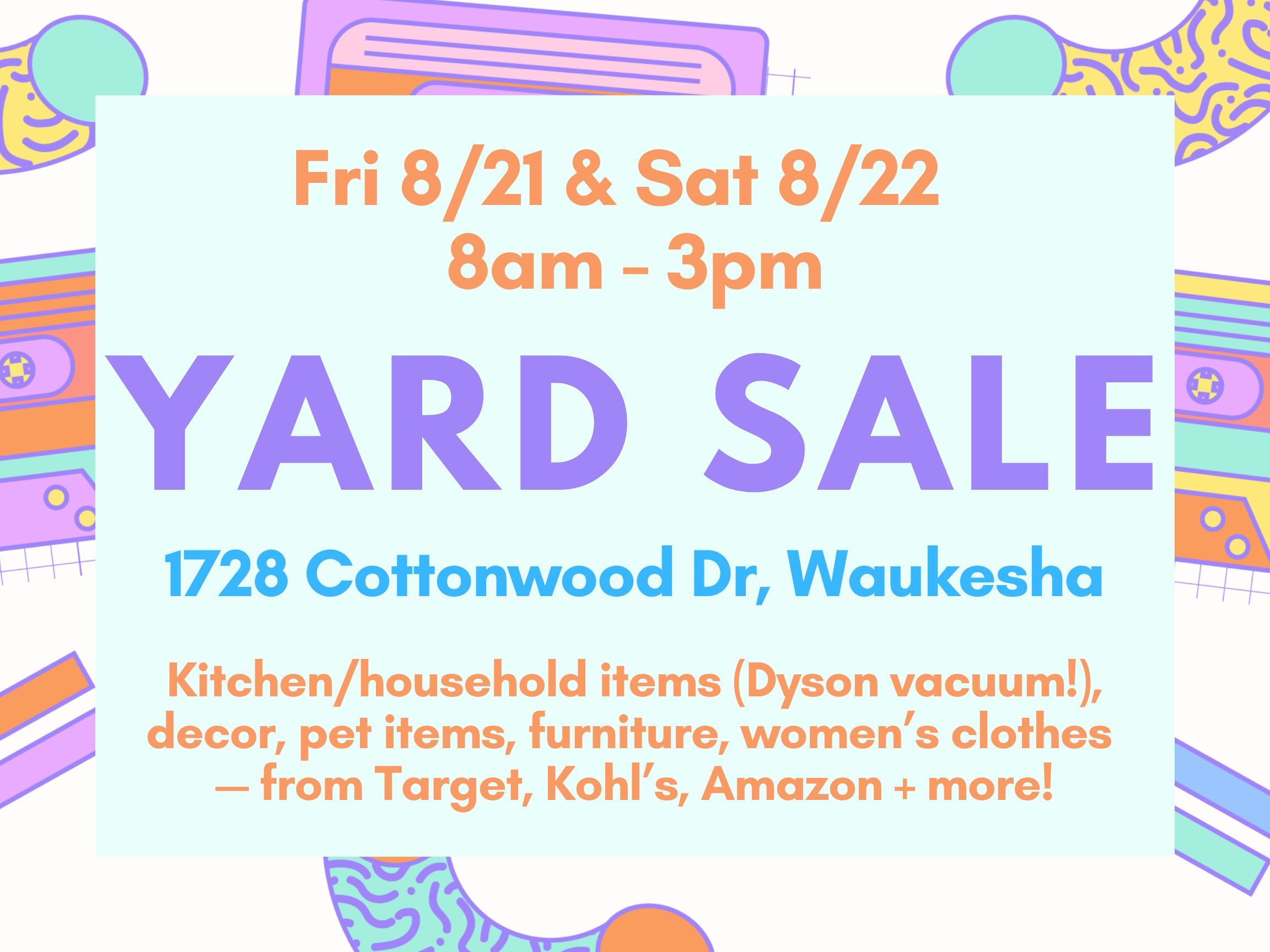 Target-Inspired Yard Sale — priced to sell!